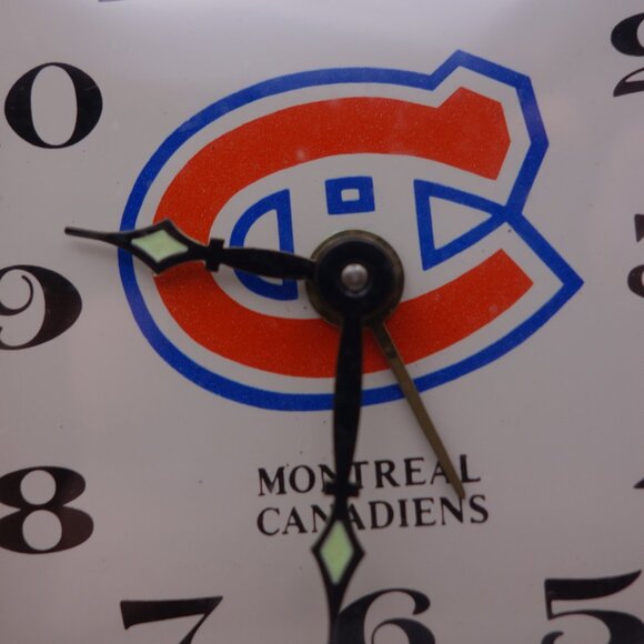 Vintage National Hockey League Montreal Canadiens Travel Alarm Clock Japan - Picture 3 of 16